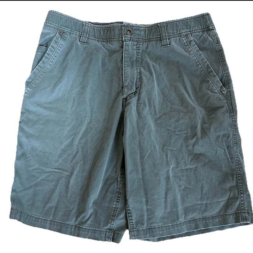 Swiss Tech 32 Green Utility Hiking Shorts Gorpcore